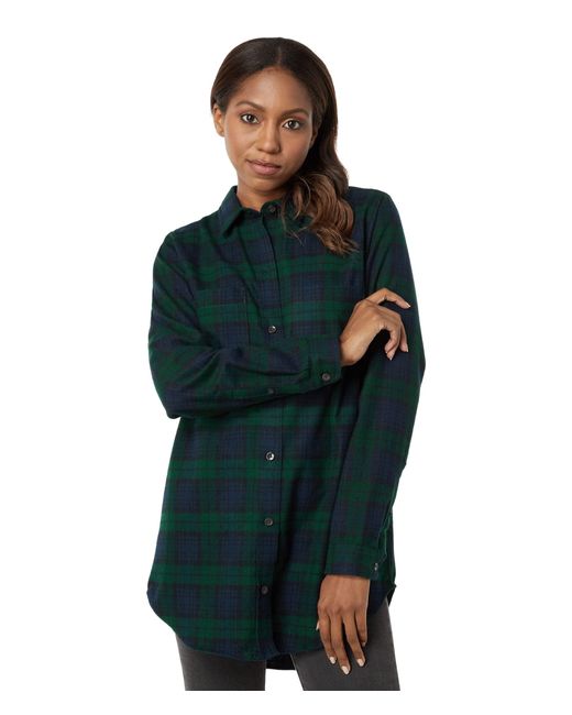 ll bean plaid tunic