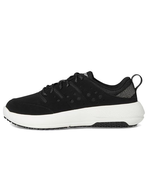 CROCSTM Black On The Clock Work Sneakers Work Lace-Up Boots Moonlight/ Synthetic