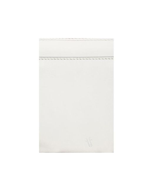 Frye White Cheyenne Saddle Bag Cross Body Handbags, Leather