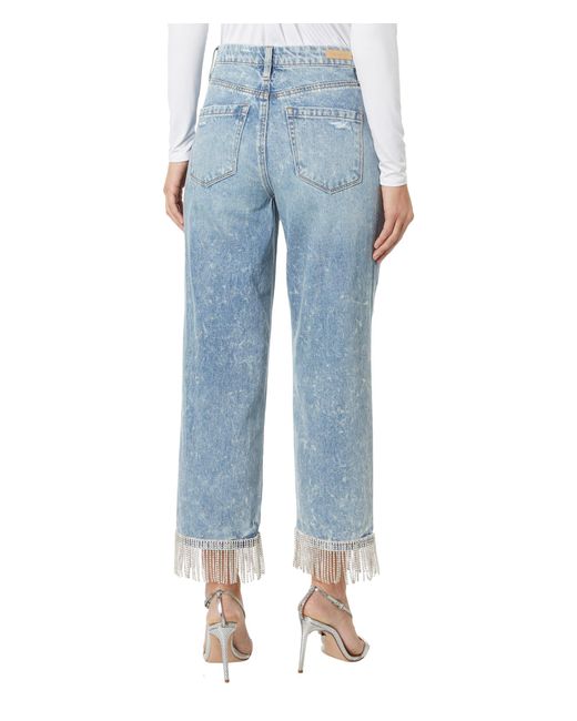 Blank NYC Heart And Soul Baxter Denim Jeans With Rhinestone Fringe ...