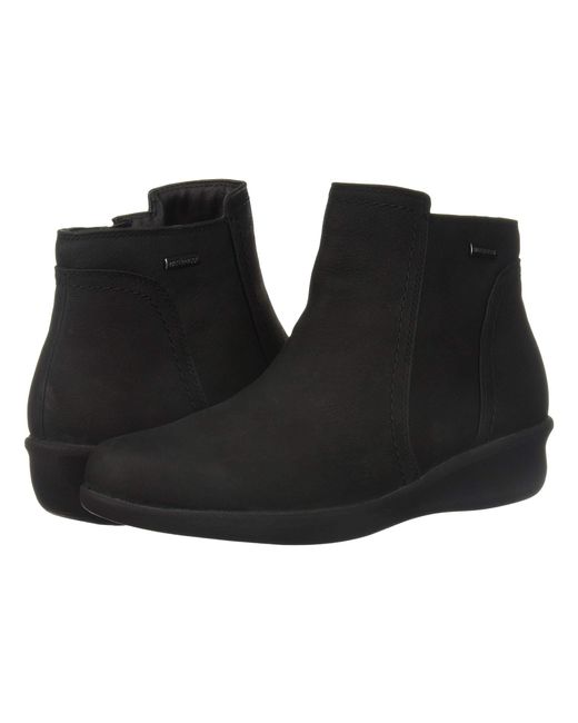 Aravon Leather Fairlee Ankle Boot in Black - Lyst