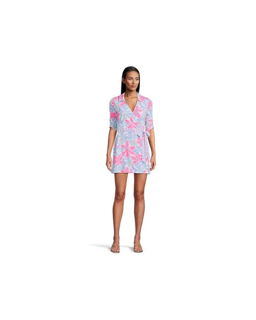 Lilly Pulitzer Black Ibby Skirted Rompers Jumpsuit & Rompers One Piece, Rayon/Spandex