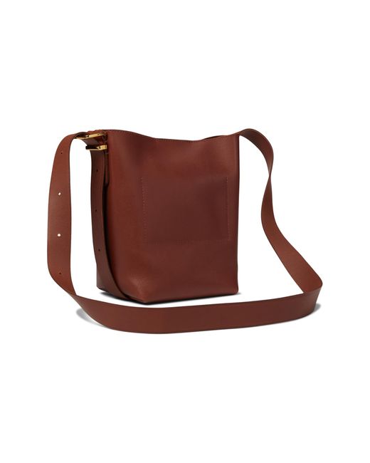 Madewell Brown Essentials Mini Bucket Bag