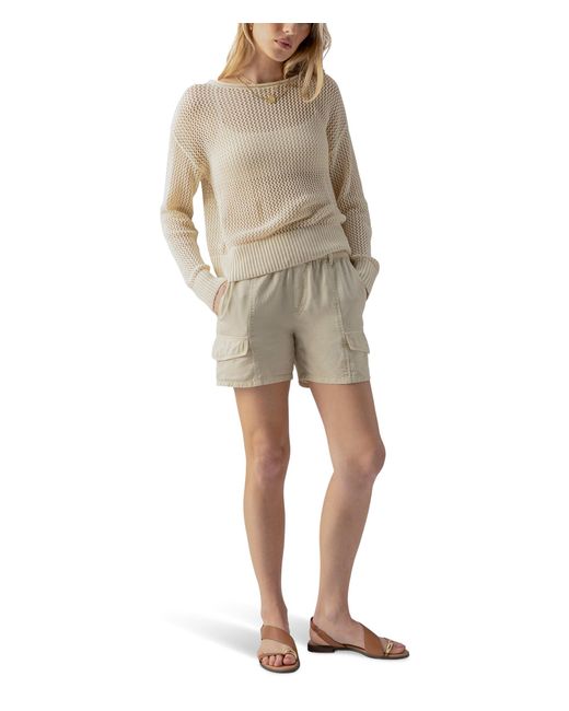 Sanctuary Natural Open Knit Sweater