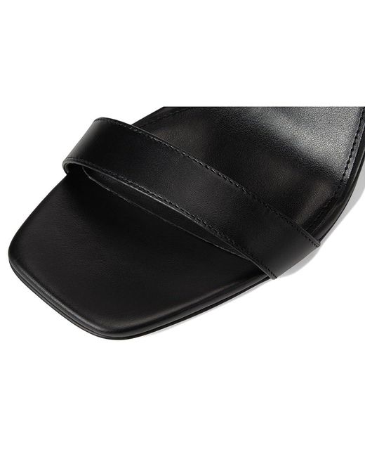 MICHAEL Michael Kors Black Merriam Block Heel Sandals, Leather/Rubber
