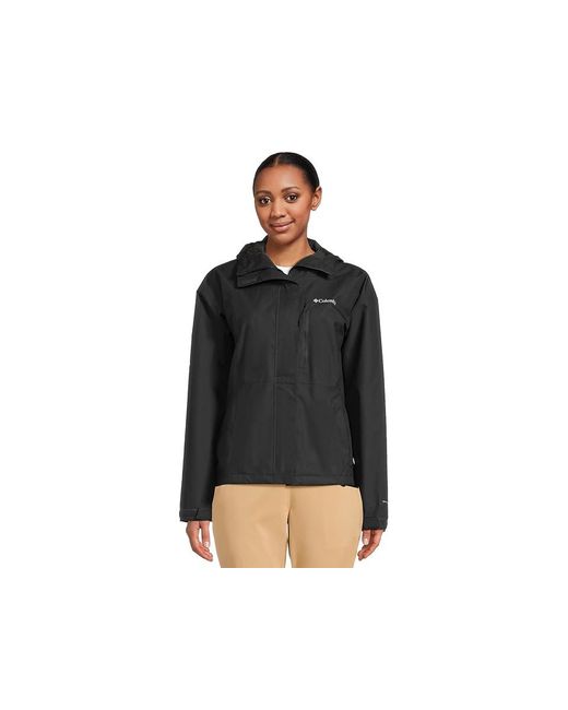 Columbia Black Hikebound Ii Jacket Coat, Polyester