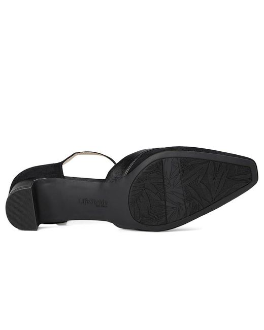 LifeStride Black Leighton Pump Shoes Shoes 8.5 M (B) Faux Leather