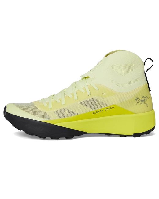 Arc'teryx Yellow Vertex Speed Climbing Shoes Dark Ray/Euphoria 9.5 B
