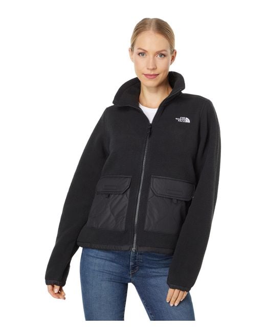 The North Face Synthetic Royal Arch Full Zip Jacket in Black | Lyst
