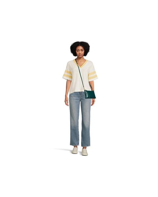 Hobo International Green Darcy Crossbody Handbags, Leather
