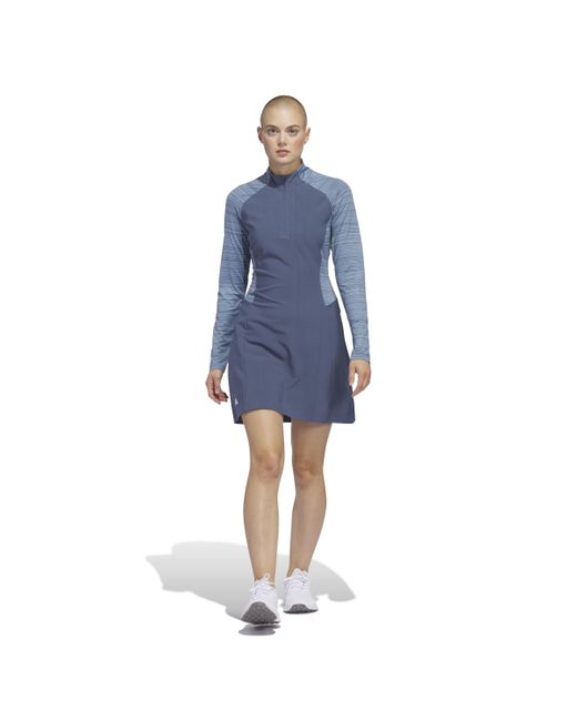 Adidas Originals Blue Ultimate365 Long Sleeve Dress