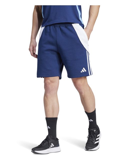 Adidas Blue Tiro 24 Sweatshorts for men
