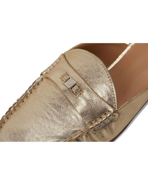 Vince Camuto Metallic Cobby Slip-On Mule Flat Shoes, Leather