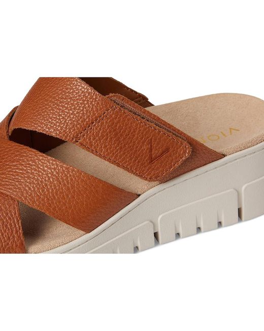 Vionic Brown Uptown Sunset Wedge Shoes