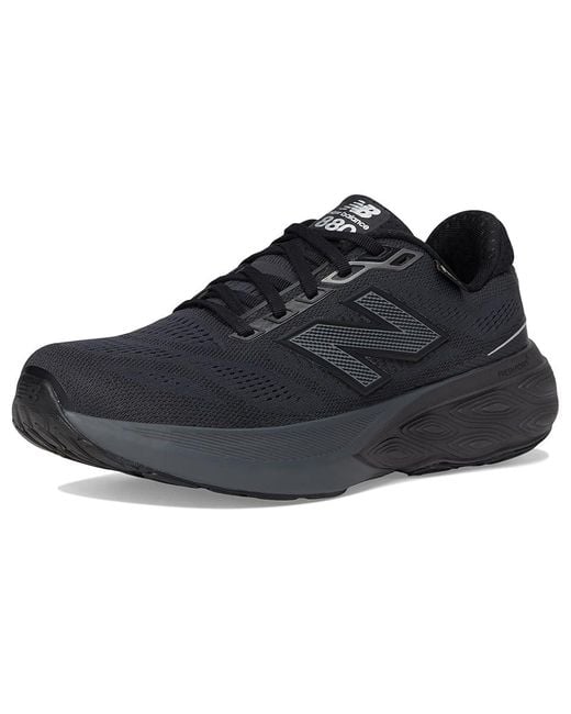 New Balance Black Fresh Foam X 880 V15 Gore-Tex(R) Running Shoes/Castlerock/ Metallic 7.5 Ee for men