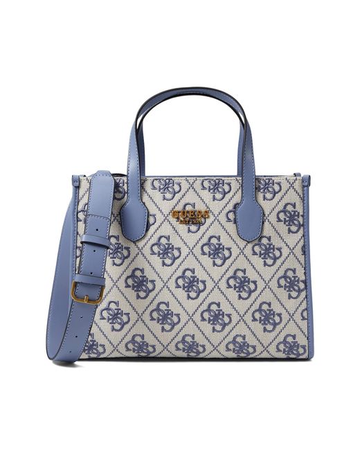 Guess Blue Silvana 2 Compartment Tote
