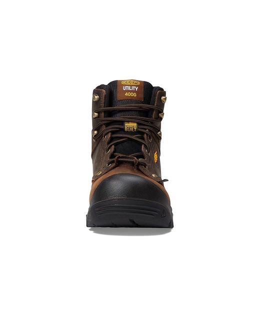 Keen Black 6 Independence Wp 400G (Dark Earth/) Shoes for men