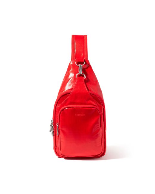 Baggallini Red Central Park Sling
