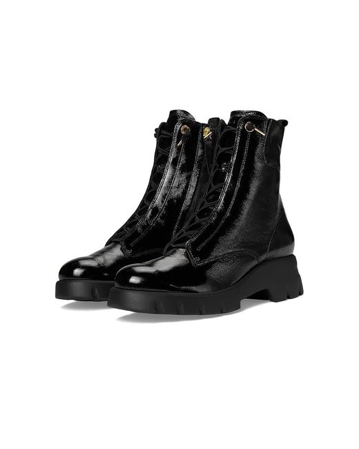 Paul Green Black Paul Wicked Boot ( Crinkled Patent) Boots