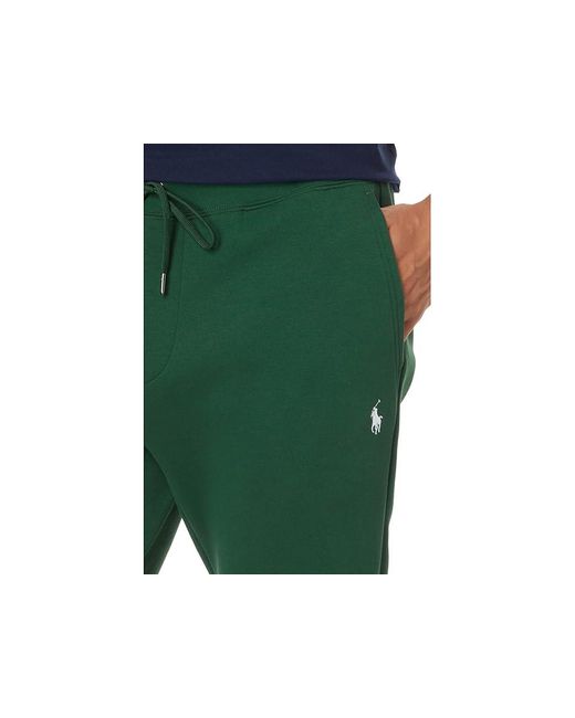 Polo Ralph Lauren Black Double-Knit Jogger Pants Casual Pants, Cotton/Polyester for men