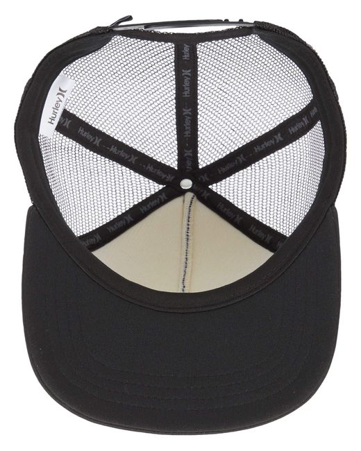 Hurley Synthetic One Only Square Trucker in Black for Men - Lyst