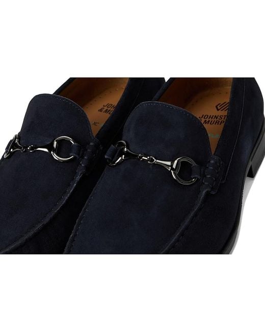 Johnston & Murphy Blue Harrison Bit Lace-Up Boots 8.5 M (D) Leather for men