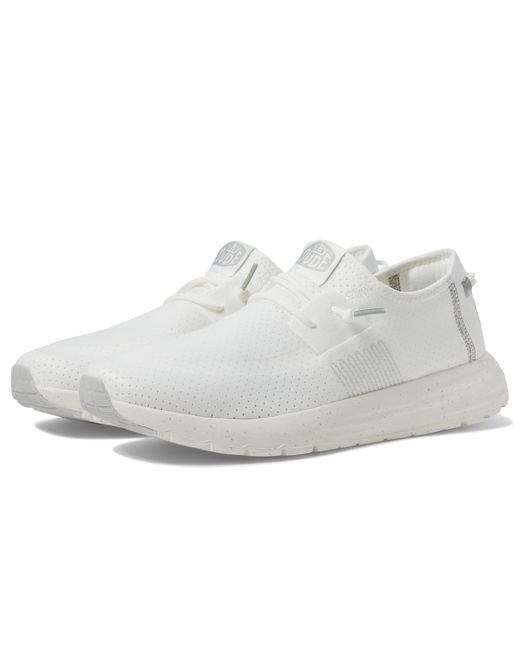 Hey Dude White Sirocco Perf Mesh for men