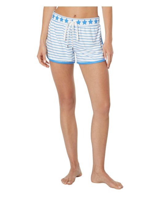 Pj Salvage Blue Star Shorts Lyst