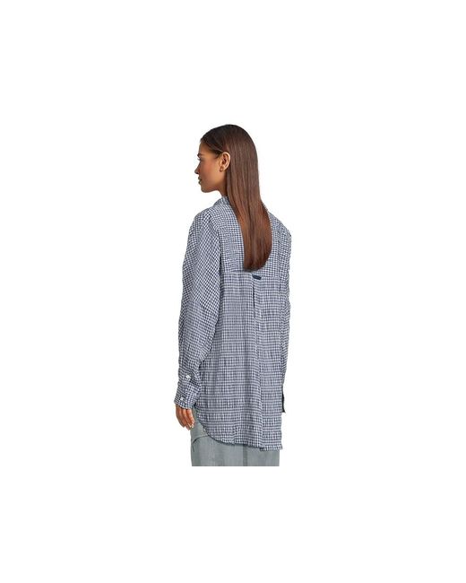 Free People Blue Cloud Ten Sleep Shirt Pajama Sets, Cotton/Polyester/Spandex