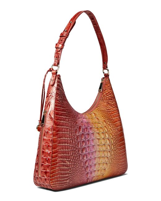 Brahmin Leather Ombre Melbourne Tabitha Shoulder Bag in Pink Lyst