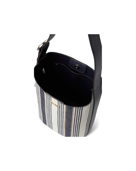 Guess Black Nicolette Large Bucket Shoulder Bag Handbags, Cotton/Polyester/Polyurethane