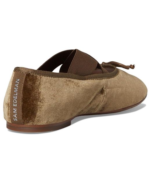 Sam Edelman Brown Arya Flat Shoes, Polyester