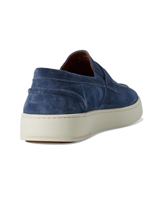Allen Edmonds Blue Randsnkr 2.0 Slip-On Shoes Shoes Denim Suede/Gum Sole 9 D (M) for men