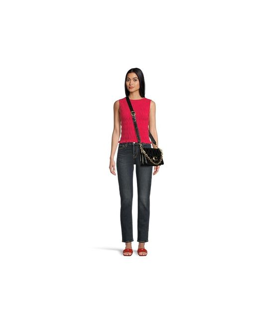 COACH Black Chain Tabby Shoulder Bag With Quilting Shoulder Handbags, Leather