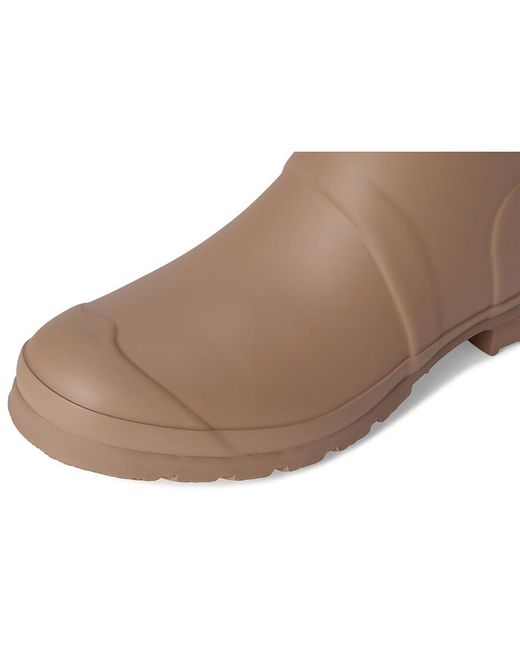 Hunter Brown Original Tall Boot Rain Boots, Rubber