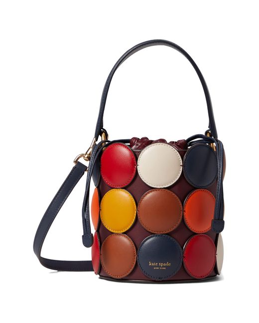 Kate Spade Dottie Smooth Leather Small Bucket Bag Lyst
