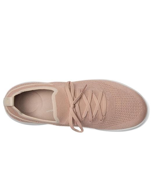Fitflop Pink Super-q Knit Slip-on Laced Sneakers