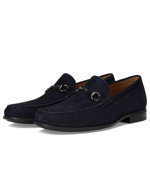 Johnston & Murphy Blue Harrison Bit Lace-Up Boots 8.5 M (D) Leather for men