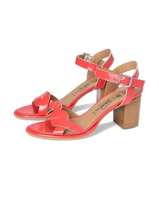 Fly London Red Moji263Fly Sandals, Leather/Rubber