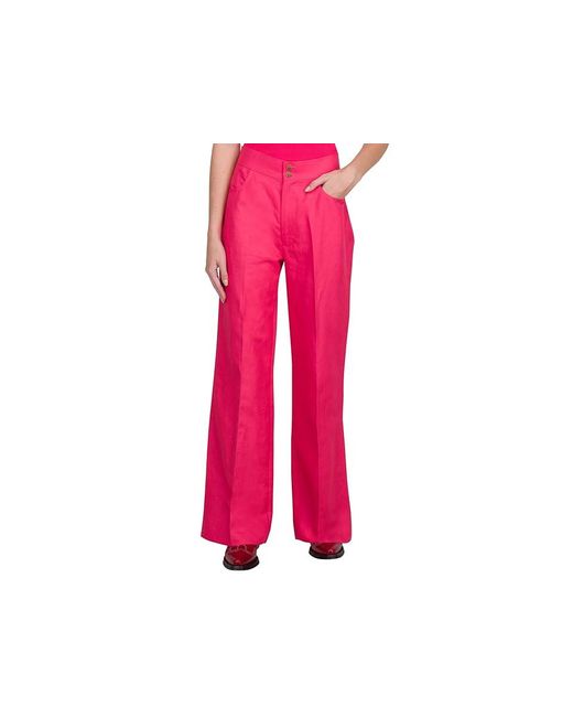 7 For All Mankind Pink Modern Dojo Trousers (Geranium) Casual Pants