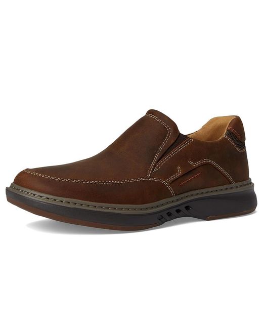 Clarks Brown Un Briley Step Lace Up Wing Tip Shoes 7 Ee for men