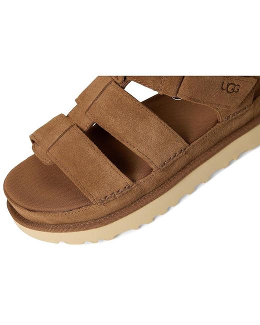 Ugg Brown Godenstar Strap Shoes 8 B