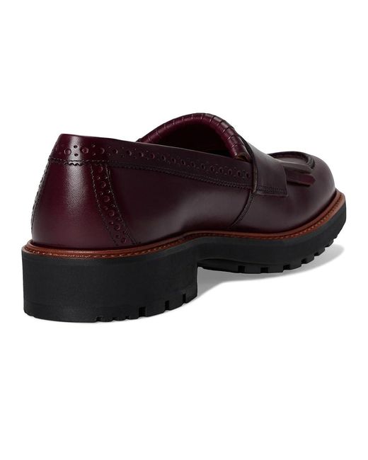 Ecco Black Metropole Oslo Loafer Flat Shoes, Leather/Textile