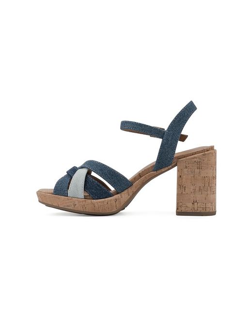 White Mountain Black Mountain Dubonnet (/Denim//Fabric) Sandals