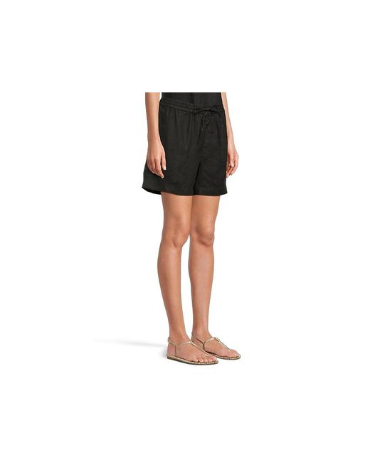 Tommy Bahama Black Two Palms Easy Shorts Shorts, Linen