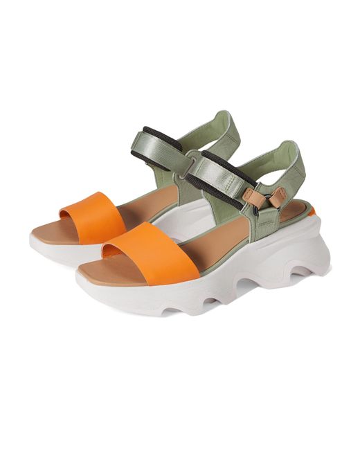 Sorel Impact Ystrap High Sandal in Blue Lyst