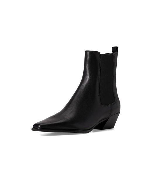 Steve Madden Black Evan Boots, Leather/Rubber