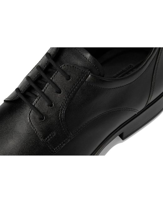 Ecco Black Milan Cap Toe Tie Oxford Shoes Eu 39 (Us 5-5.5) D for men