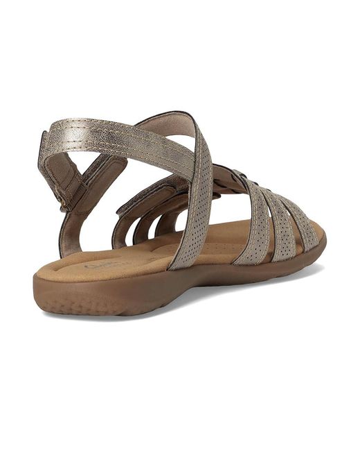 Clarks Metallic Elizabelle Kay Flat Shoes 9 B