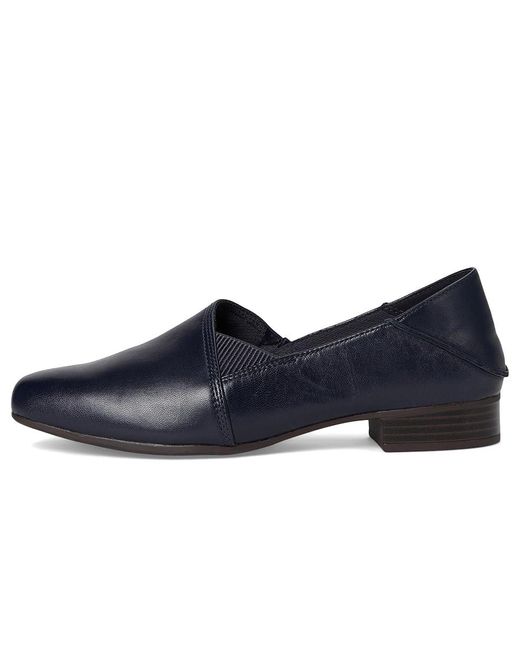 Clarks Blue Juliet Trim Flat Shoes 7 D